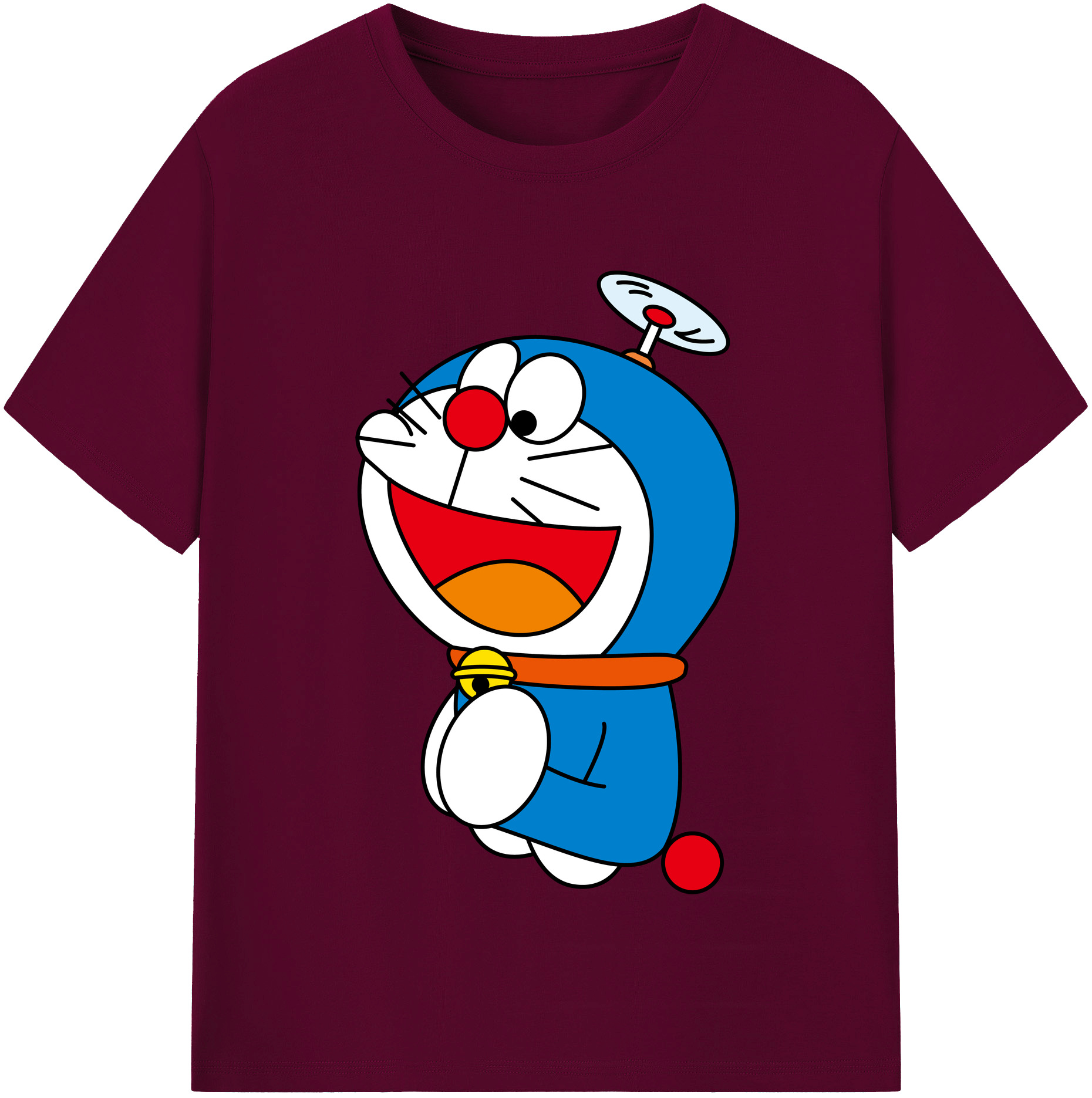 （画像用） ドラえもん Doraemon レディースカジュアルプリントTシャツ（綿100％）
